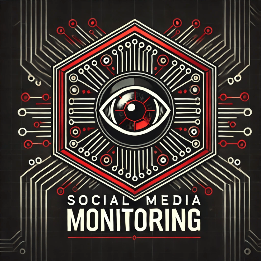 DALL·E 2024-10-28 21.04.54 - A logo-style image for Social Media Monitoring with a modern, tech-oriented design similar to the uploaded image. Centered, stylized eye icon within (1)